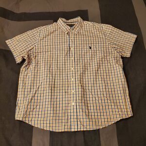 U.S. Polo Assn. Size 2XL Collared Buttondown Dress Shirt Short Sleeve